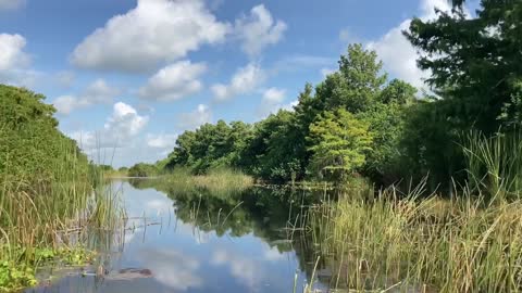 Riding on a river🚤