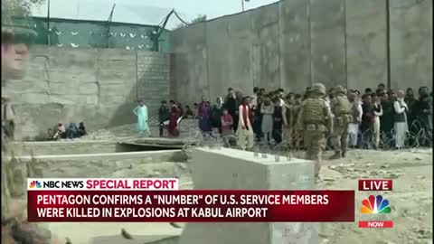 LIVE US Service Members Killed In Explosions Outside Kabul Airport