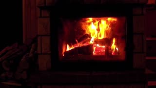 Relaxing fireplace sounds for sleep