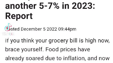 More Food Price increases