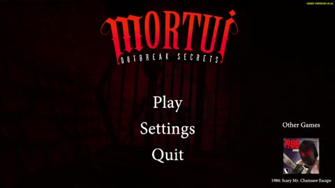 Mortui Outbreak Secrets Demo