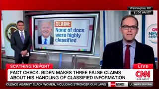 Four minutes of CNN fact-checking Biden's lies. Brutal!!
