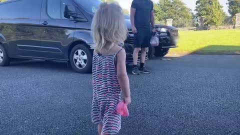 Dogs Go Crazy For Baby Girl Coming Home From Nursery! (Cutest Ever!!)