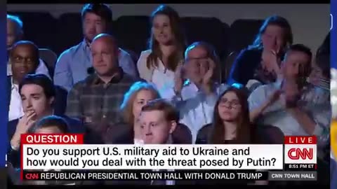 Trump Tussles With CNN Moderator on Ukraine: I'm President, I Will Have That War Settled In One Day"