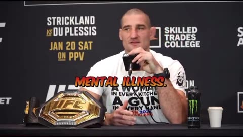 UFC SEAN STRICKLAND ABSOLUTELY DESTROYS WOKE REPORTER!