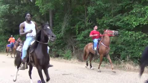 "BIG" Front Action Ryders Annual Walking Horse Trail Ride in Ogden, Arkansas-4