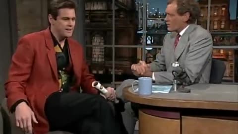 Jim Carrey On How Rich People Laugh - Letterman