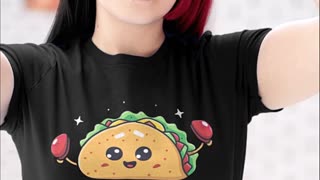 My Secret to Standing Out? It's All About the Taco Tee! #TeeTrends #GeekChic #FoodieFashion