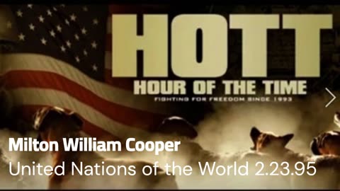 William Cooper - HOTT - United Nations of the World 2.23.95
