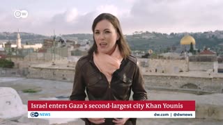 Gaza update: Israeli forces enter Gaza's second largest city Khan Younis | DW News