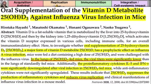 VitaminD supports at least 20 different antiviral defenses; vaccines support 1-2 at best