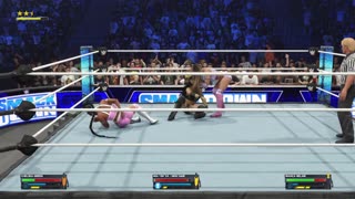 BlackMonkTheGamer - WWE 2K24: Smackdown 06/21/2024 Womens Triple Threat Match