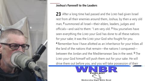 Wednesday Night Bible Read - Joshua 23