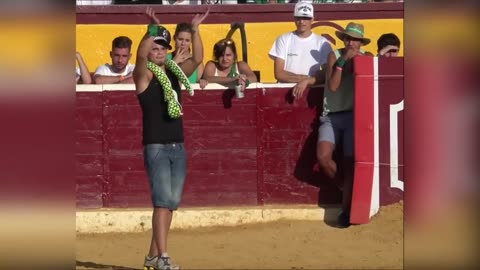 The Funniest Bullfighters in the World || Most awesome bullfighting festival || Try not to #laugh