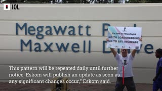 Promises, promises, but load shedding plunges SA back into darkness