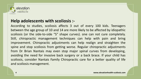 Reasons For A Visit To A Chiropractor To Manage Scoliosis