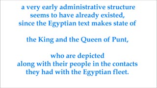 Hatshepsut & her Expedition to Punt, the coast of Somalia, by Prof. Shamsaddin Megalommatis