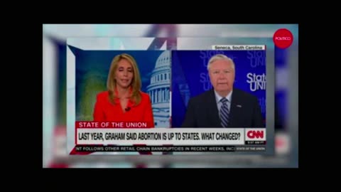 Tense exchange between Graham and CNN host over abortion