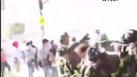 Video re-emerges from 9/11/2001 of firefighters warning locals THERE IS A BOMB IN THE BUILDING