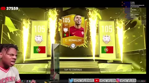 Speed packed ronaldo and his pc fell on him...😂