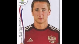 PANINI STICKERS RUSSIA TEAM WORLD CUP 2014