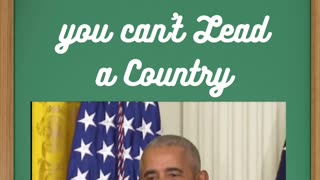 Obama thinks if you can't teach a classroom, you can't lead a nation!
