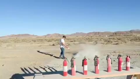 Shooting Fire Extinguishers