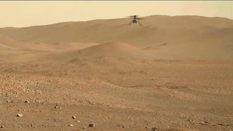 Perseverance Rover Watches Ingenuity Mars Helicopter's 54th Flight