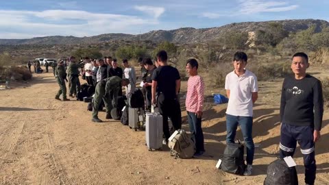 Large Groups Of Military-Aged Chinese Men Apprehended By The Border Patrol
