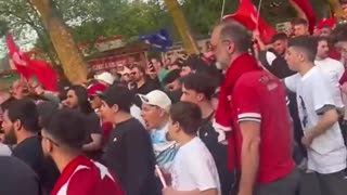 Turkish migrants screaming ‘Allahu Akbar’ protest in Germany, shutting down roads and railways!