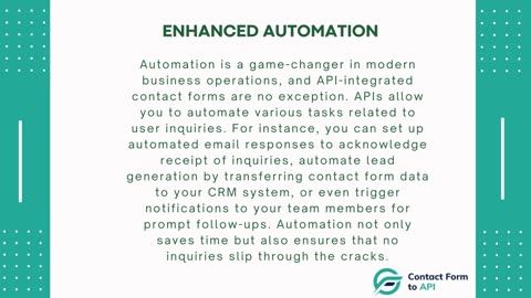 Benefits Of Using Contact Form 7 With APIs