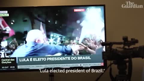 'I'm going to cry': euphoria on Brazil’s streets as Lula wins