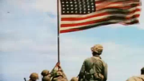 Iwo Jima - Flag Raising On Mount Suribachi