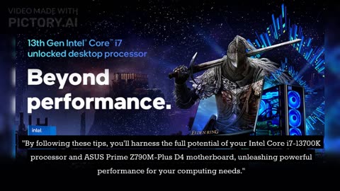 Dominate the Tech World: Supercharge Your PC with Intel Core i7-13700K & ASUS Prime Z790M-Plus D4