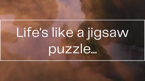 Embrace life's puzzles, for they reveal its grand design. 🧩 #LifeLessons #DiscoverTheUnknown