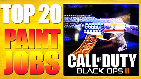Top 20 "Paint Jobs" in Black Ops 3