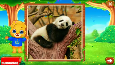 Very beautiful colouring picture in puzzles😉🐼😃