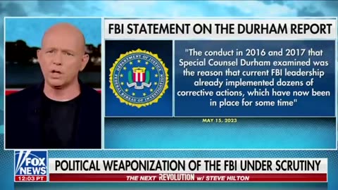 “THE FBI INTERFERED IN THE 2016 ELECTION TO HELP HILLARY CLINTON AND HURT DONALD TRUMP..."