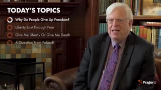 How the world lost it's freedom - Prager short video