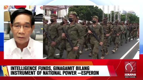 Intelligence funds, ginagamit bilang instrument of national power —Esperon