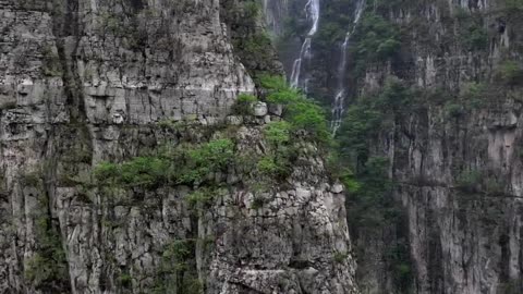 Mountains And Waterfall Magic.