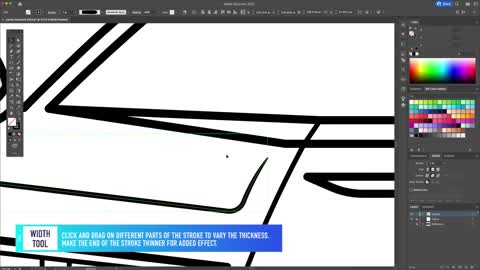 Illustrator Drawing teaches you the twelfth step to draw a handsome Lamborghini vector illustration.