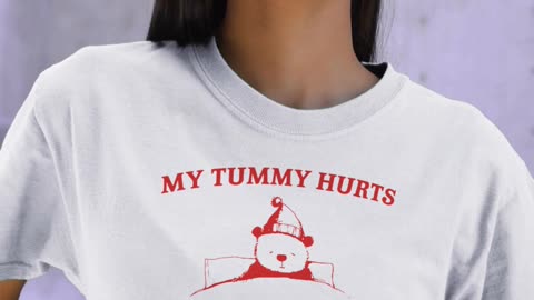 My Tummy Hurts But Im Being Really Brave About It Shirt