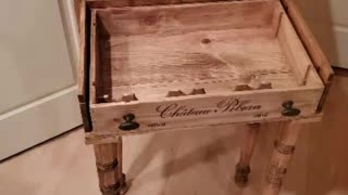 Wine Box Desk by Off the Vine Designs