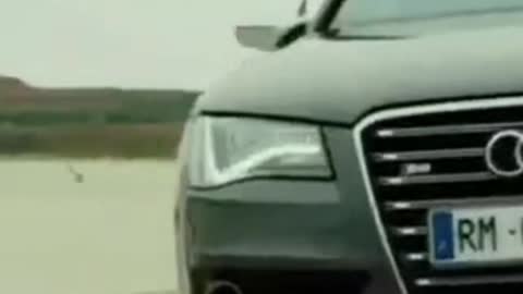 Action scene of a luxury Audi car #luxury #cars #top10cars #2024 #bestcars #viral #share