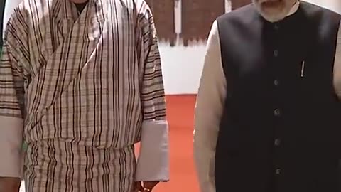 PM modi meet Bhutan king