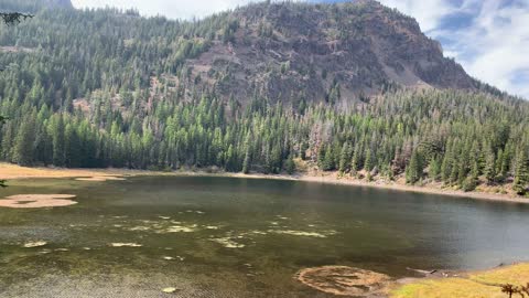 Eastern Oregon – Strawberry Lake + Wilderness – Overlook of Low Seasonal Water Levels – 4K