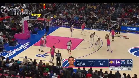 Kyle Kuzma Highlights Wizards vs. Lakers 4th Dec 2022