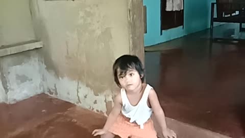 Funny baby dance