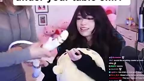 Alinity found WHAT under Emiru's Table??